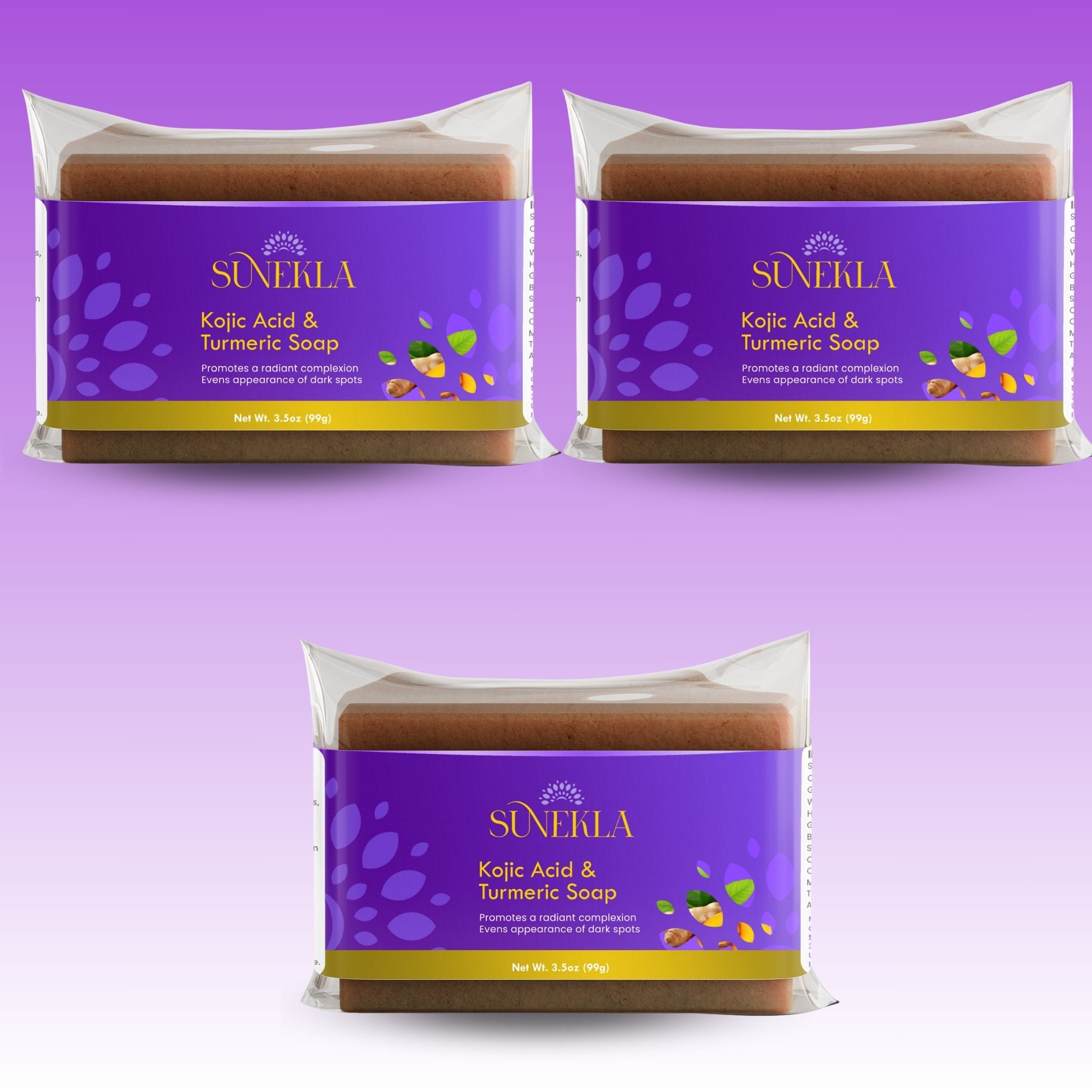 Clear Skin turmeric soap set