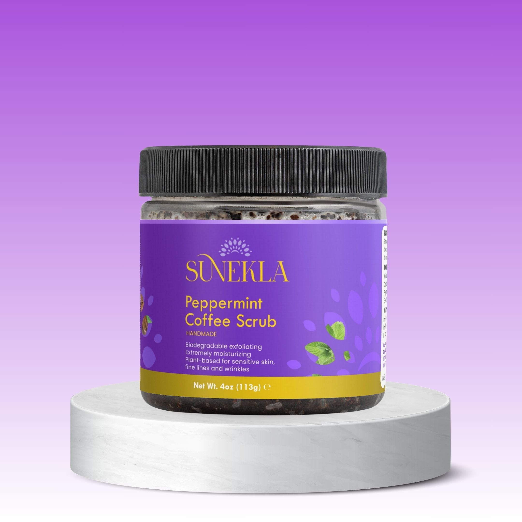 Peppermint Coffee Scrub